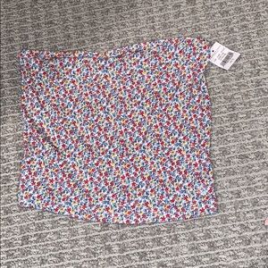 crop top tube top